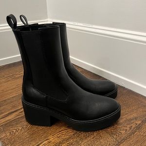 LIKE NEW | NINE WEST BLACK BOOTS